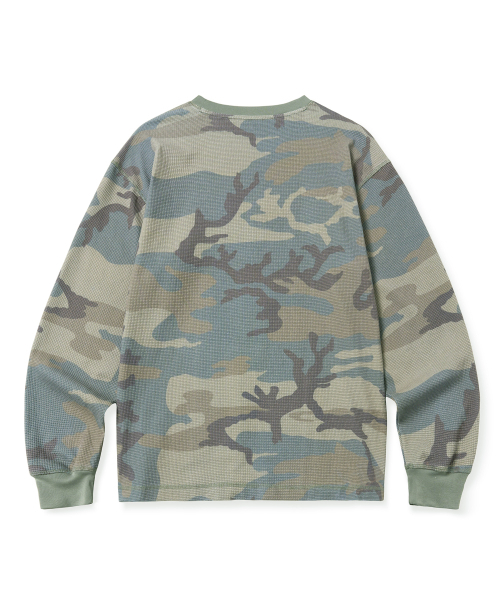 BROWNBREATH(ブラウンブレス)の「TAG CAMOUFLAGE WAFFLE LONGSLEEVE - KHAKI(Tシャツ/カットソー・レディース・その他・L/XL/S/M)」の10枚目の写真