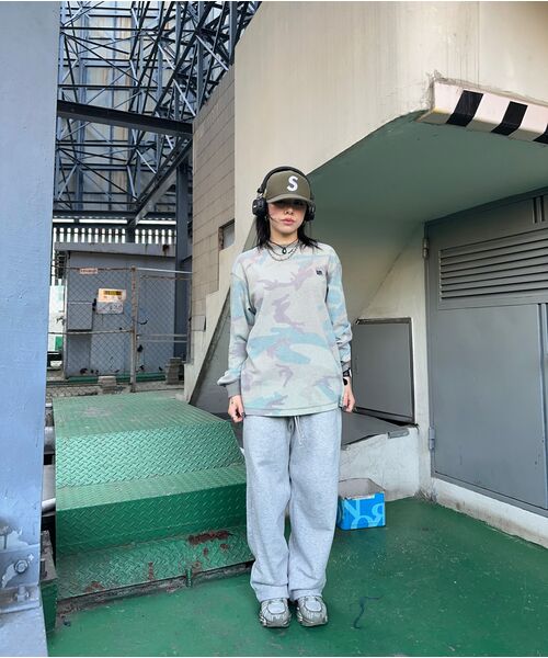 BROWNBREATH(ブラウンブレス)の「TAG CAMOUFLAGE WAFFLE LONGSLEEVE - KHAKI(Tシャツ/カットソー・レディース・その他・L/XL/S/M)」の3枚目の写真