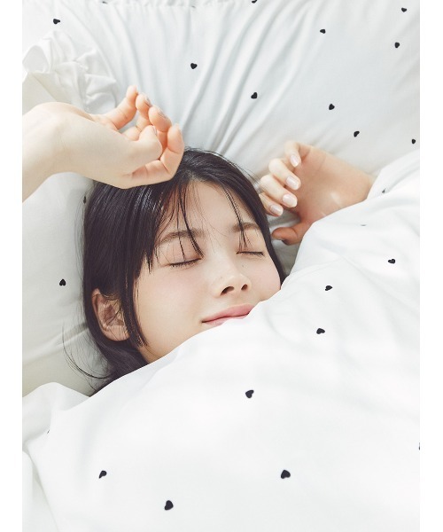 gelato pique Sleep（ジェラートピケスリープ）の「【Sleep】【ONLINE限定カラーあり】バリエーションプリント寝具３点セット（シングル）（寝具・レディース・ブルー/アイボリー/ライトグレー/ピンク・S）」の14枚目の写真