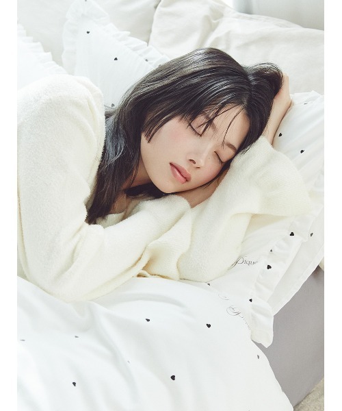 gelato pique Sleep（ジェラートピケスリープ）の「【Sleep】【ONLINE限定カラーあり】バリエーションプリント寝具３点セット（シングル）（寝具・レディース・ブルー/アイボリー/ライトグレー/ピンク・S）」の17枚目の写真