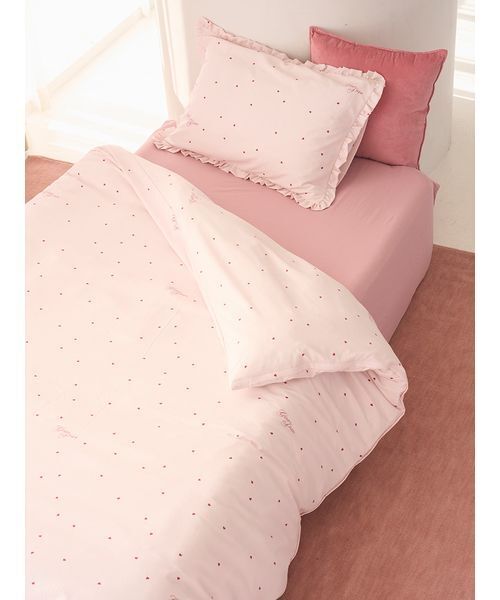 gelato pique Sleep（ジェラートピケスリープ）の「【Sleep】【ONLINE限定カラーあり】バリエーションプリント寝具３点セット（シングル）（寝具・レディース・ブルー/アイボリー/ライトグレー/ピンク・S）」の22枚目の写真