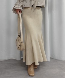 Lots of Love（ロッツオブラブ）の「ニットマーメイドスカート【ベルトセット】（スカート）」