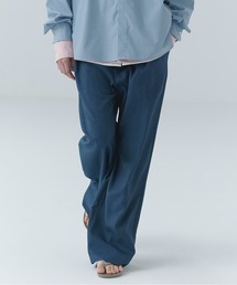 CULLNI | Faux Denim Tuck Wide Pants(デニムパンツ)