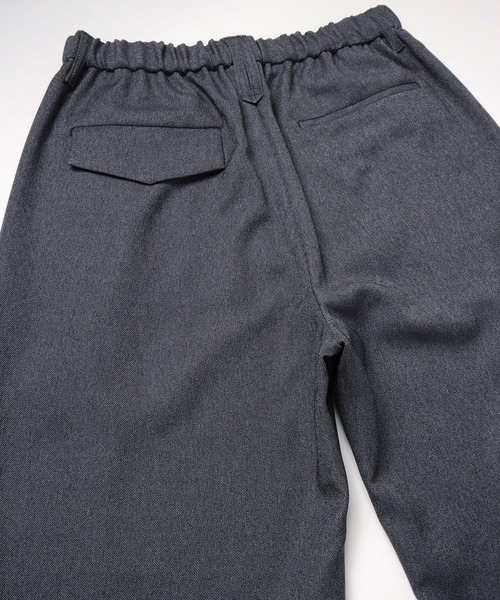 CULLNI（クルニ）の「Faux Denim Tuck Wide Pants（デニムパンツ・メンズ・ネイビー/ブルー/ブラック・2/1/0）」の13枚目の写真