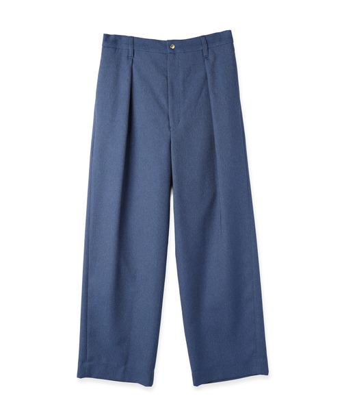 CULLNI(クルニ)の「Faux Denim Tuck Wide Pants(デニムパンツ・メンズ・ネイビー/ブルー/ブラック・2/1/0)」の15枚目の写真