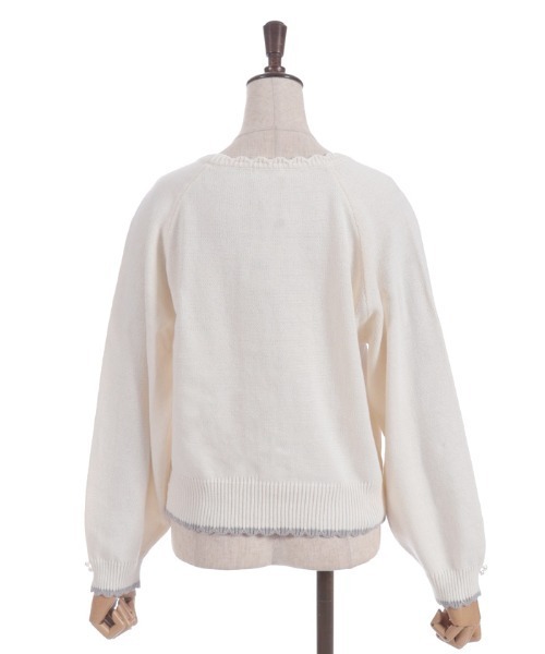 axes femme(アクシーズファム)の「レースアップニットPO(ニット/セーター・レディース・グレー/キナリ/ミント・FREE)」の19枚目の写真