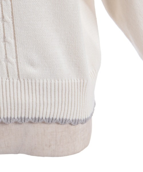 axes femme(アクシーズファム)の「レースアップニットPO(ニット/セーター・レディース・グレー/キナリ/ミント・FREE)」の21枚目の写真