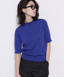 COMME CA（コムサ）の「コットンダルストレッチ プルオーバー（ニット/セーター）」