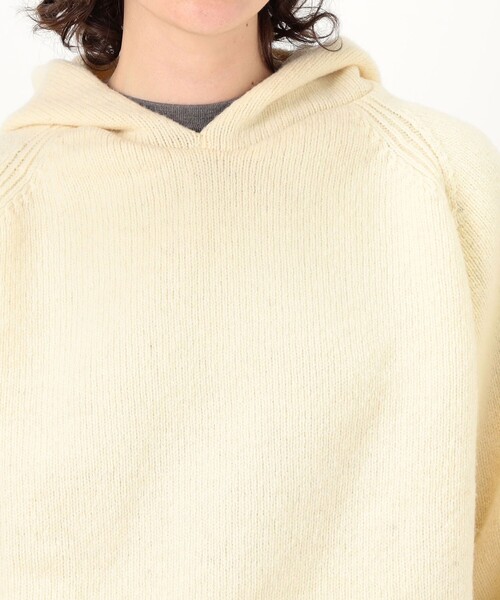 BASERANGE（ベースレンジ）の「BASERANGE SOAR HOODIE（ニット/セーター・レディース・ホワイト・XS）」の9枚目の写真