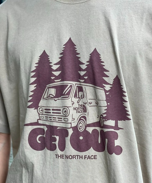 THE NORTH FACE(ザノースフェイス)の「【THE NORTH FACE】S/S Get Out Tee(Tシャツ/カットソー・メンズ・ブラック/カーキ/ホワイト・X-LARGE/LARGE/MEDIUM)」の8枚目の写真