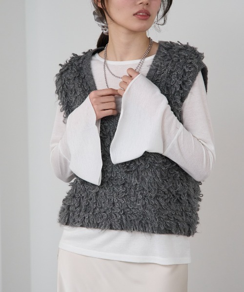 model：163cm / size：F