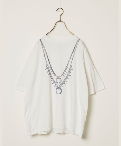 REMI RELIEF(レミレリーフ)の「REMI RELIEF/レミレリーフ HARD SP加工20/-天竺BIGサイズT(naja) ヴィンテージTシャツ 2026年春夏(Tシャツ/カットソー・メンズ・ブラック/オフホワイト・M/L/XL)」の3枚目の写真