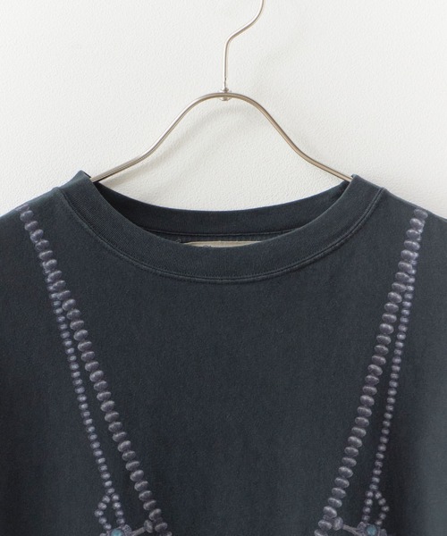REMI RELIEF(レミレリーフ)の「REMI RELIEF/レミレリーフ HARD SP加工20/-天竺BIGサイズT(naja) ヴィンテージTシャツ 2026年 夏 夏服(Tシャツ/カットソー・メンズ・ブラック/オフホワイト・M/L/XL)」の20枚目の写真