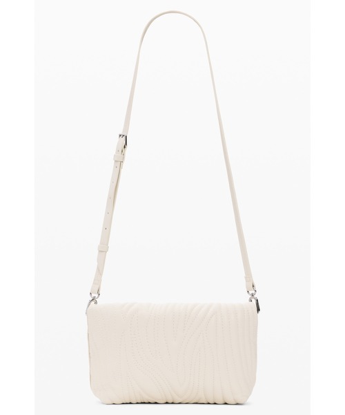 Desigual（デシグアル）の「刺繍ステッチ ホワイト中型ハンドバッグ（ショルダーバッグ・レディース・ホワイト・FREE）」の3枚目の写真