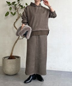 ボクシーミニワンピース（ワンピース）｜anuans（アニュアンス）の