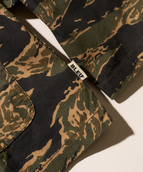 417 EDIFICE（フォーワンセブンエディフィス）の「【BLEU DE CHINE STORE】SHANGHAI JACKET CAMO（シャツ/ブラウス・メンズ・グリーン・X-LARGE/LARGE）」の7枚目の写真