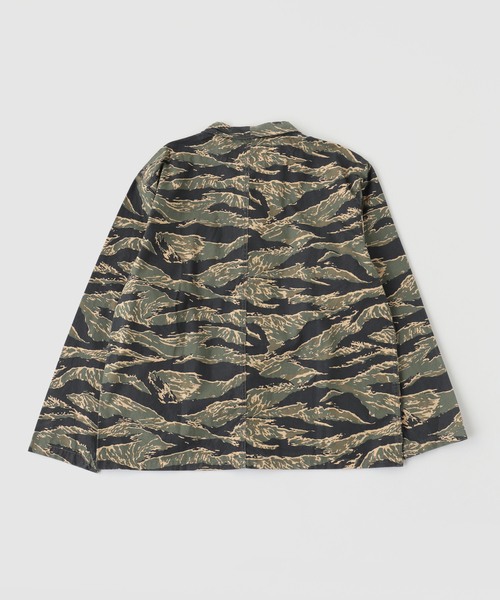 417 EDIFICE（フォーワンセブンエディフィス）の「【BLEU DE CHINE STORE】SHANGHAI JACKET CAMO（シャツ/ブラウス・メンズ・グリーン・X-LARGE/LARGE）」の9枚目の写真