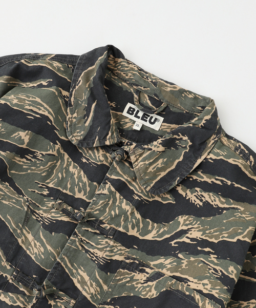 417 EDIFICE（フォーワンセブンエディフィス）の「【BLEU DE CHINE STORE】SHANGHAI JACKET CAMO（シャツ/ブラウス・メンズ・グリーン・X-LARGE/LARGE）」の10枚目の写真
