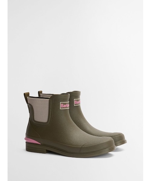Barbour（バブアー）の「Abbeyfield パッカブル レインブーツ（レディース）（レインシューズ・レディース・オリーブ/ベージュ/イエロー・3/4/5）」の3枚目の写真