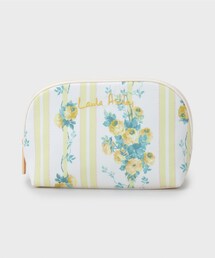 LAURA ASHLEY（ローラアシュレイ）の「ロザリーナ ストライプ柄 ポーチ（ポーチ）」