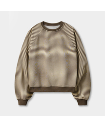 DIMITRI BLACK（ディミトリブラック）の「ラグランストライプスウェット_3COLOR（スウェット）」