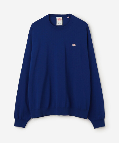 DANTON(ダントン)の「DANTON | ジャージーニット クルーネックプルオーバー MEN(ニット/セーター・メンズ・ブラウン系その他2/グレー/ブルー/ブラック・40/44/42)」の4枚目の写真
