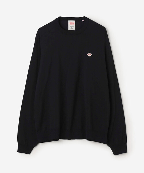 DANTON(ダントン)の「DANTON | ジャージーニット クルーネックプルオーバー MEN(ニット/セーター・メンズ・ブラウン系その他2/グレー/ブルー/ブラック・40/44/42)」の2枚目の写真