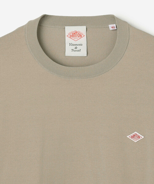 DANTON(ダントン)の「DANTON | ジャージーニット クルーネックプルオーバー MEN(ニット/セーター・メンズ・ブラウン系その他2/グレー/ブルー/ブラック・40/44/42)」の7枚目の写真