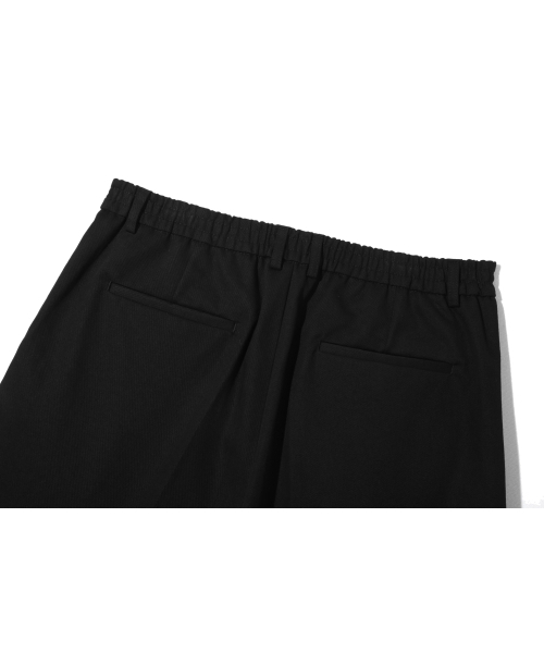BASEMOMENT(ベースモーメント)の「ロングワイドチノバermudaパンツブラック(その他パンツ・メンズ・その他・MEDIUM/LARGE/X-LARGE)」の6枚目の写真