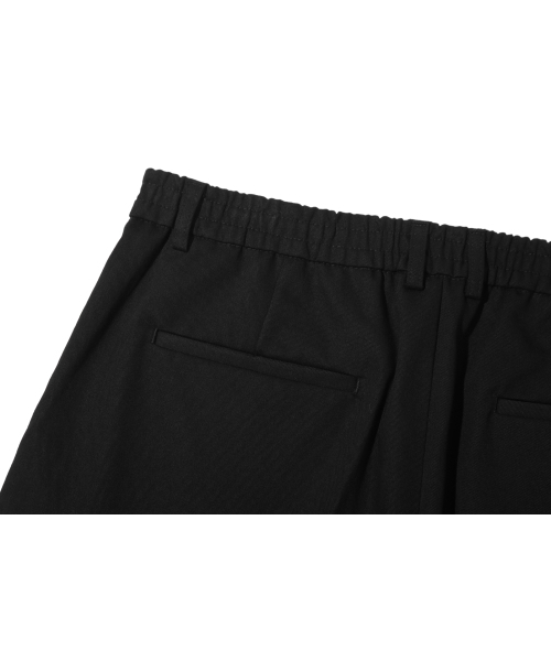 BASEMOMENT(ベースモーメント)の「ロングワイドチノバermudaパンツブラック(その他パンツ・メンズ・その他・MEDIUM/LARGE/X-LARGE)」の7枚目の写真