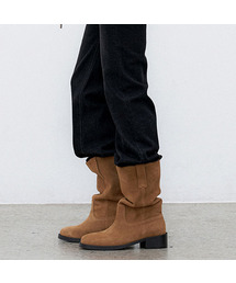 ATELIER NAIN（アトリエナイン）の「COW SUEDE MIDDLE BOOTS (SH-3471)（ブーツ）」