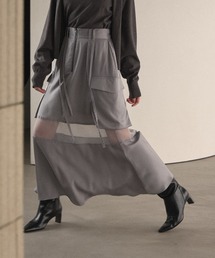 MIELI INVARIANT | Military Gloss Skirt(スカート)