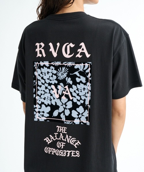 RVCA(ルーカ)の「RVCA ウィメンズ DAISY VA BOX LOGO LOOSE FIT SS TEE Tシャツ 【2026年春夏モデル】(Tシャツ/カットソー・レディース・ホワイト/ピンク系その他/ブラック・LARGE/MEDIUM/SMALL)」の14枚目の写真