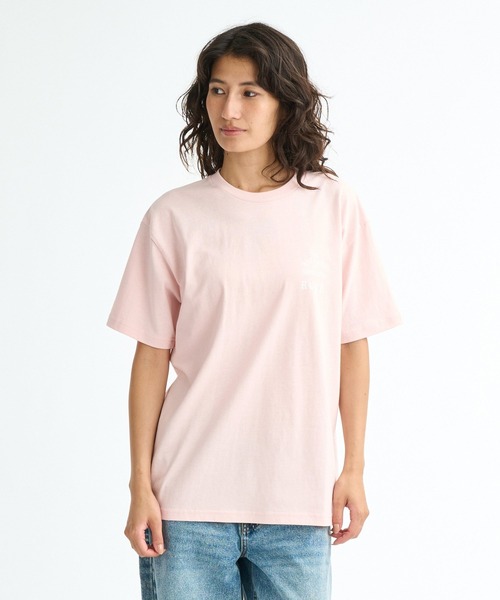 RVCA(ルーカ)の「RVCA ウィメンズ DAISY VA BOX LOGO LOOSE FIT SS TEE Tシャツ 【2026年春夏モデル】(Tシャツ/カットソー・レディース・ホワイト/ピンク系その他/ブラック・LARGE/MEDIUM/SMALL)」の15枚目の写真