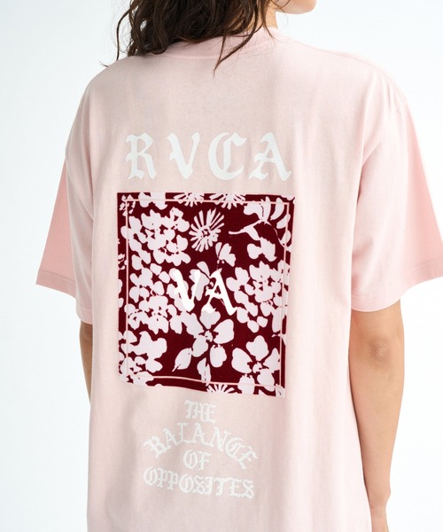 RVCA(ルーカ)の「RVCA ウィメンズ DAISY VA BOX LOGO LOOSE FIT SS TEE Tシャツ 【2026年春夏モデル】(Tシャツ/カットソー・レディース・ホワイト/ピンク系その他/ブラック・LARGE/MEDIUM/SMALL)」の16枚目の写真