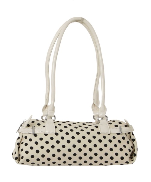 ALLuRing ChaRm(アリュリングチャーム)の「Square Dot Bag / スクエアドットバッグ(ハンドバッグ・レディース・ブラック/ホワイト・FREE)」の1枚目の写真
