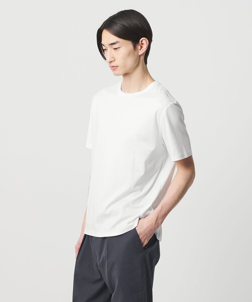 nomiamo(ノミアモ)の「【別注】<nomiamo>ショートスリーブ クルーネックTシャツ(Tシャツ/カットソー・メンズ・ブラック/ホワイト・3/1/4/2/0)」の1枚目の写真
