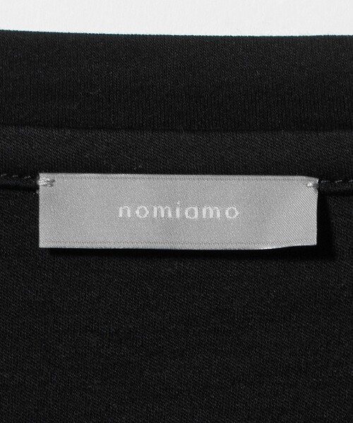 nomiamo(ノミアモ)の「【別注】<nomiamo>ショートスリーブ クルーネックTシャツ(Tシャツ/カットソー・メンズ・ブラック/ホワイト・3/1/4/2/0)」の3枚目の写真