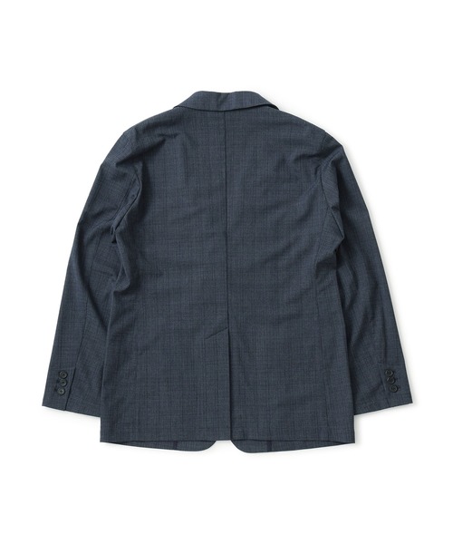 JUNRED(ジュンレッド)の「クロスシャンブレージャケット/セットアップ対応/ストレッチ(スーツジャケット・メンズ・ネイビー/チャコールグレー・S/M/L/LL)」の14枚目の写真