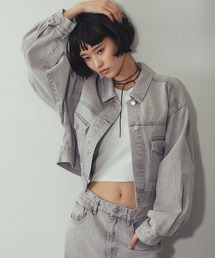 ANOTHER S（アナザーエス）の「【セットアップ対応】カラーデニム ショート丈 Gジャン ジャケット（ブルゾン）」