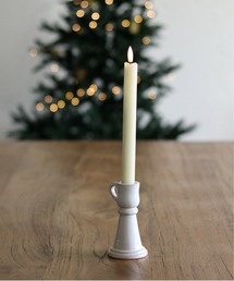 Creer（クレエ）の「【 Creer / クレエ 】 LEDキャンドルライト 磁器スタンドセット - L - / Sceneryvase（シナリーベース）（キャンドル）」