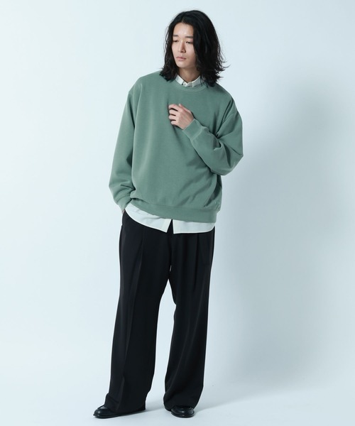 RAGEBLUE（レイジブルー）の「【LUXURY+EASY】Design Belt Wide Slacks/ラグイージーベルト付きスラックス（スラックス・メンズ・ブラック/ネイビー/グレー・LARGE/MEDIUM）」の7枚目の写真