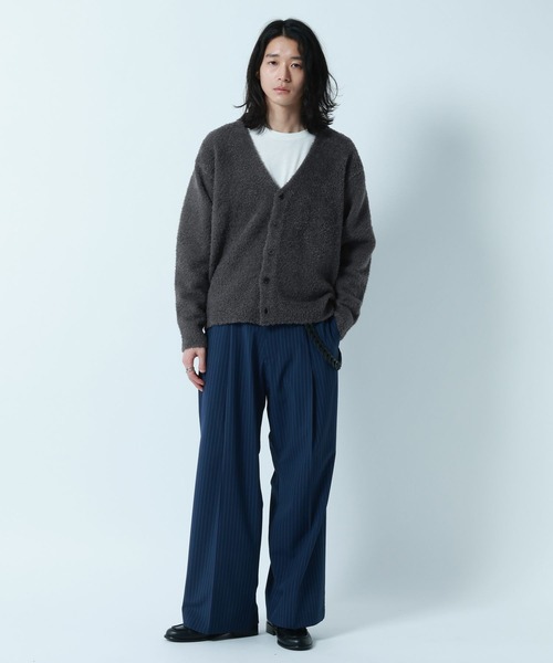 RAGEBLUE（レイジブルー）の「【LUXURY+EASY】Design Belt Wide Slacks/ラグイージーベルト付きスラックス（スラックス・メンズ・ブラック/ネイビー/グレー・LARGE/MEDIUM）」の19枚目の写真