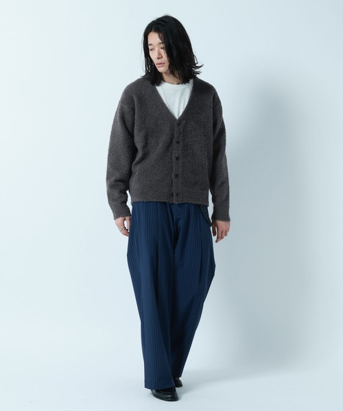 RAGEBLUE（レイジブルー）の「【LUXURY+EASY】Design Belt Wide Slacks/ラグイージーベルト付きスラックス（スラックス・メンズ・ブラック/ネイビー/グレー・LARGE/MEDIUM）」の21枚目の写真