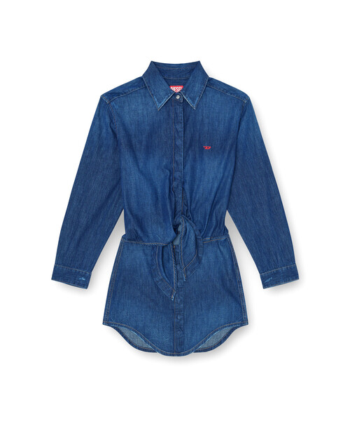 DIESEL(ディーゼル)の「ウィメンズ デニムドレス DE-SUSAN-D(ワンピース・レディース・インディゴブルー・MEDIUM/SMALL/X-SMALL)」の6枚目の写真