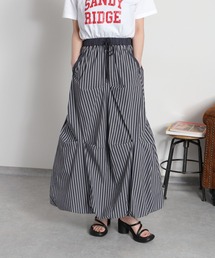 cepo | 〈セットアップ対応可能〉バルーンシルエットストライプタックスカート(スカート)