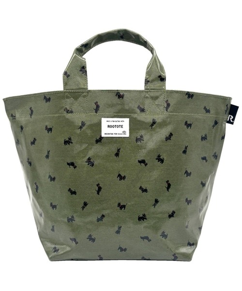 ROOTOTE(ルートート)の「ROOTOTE ルートート EU.デリ.ラミネート-S(トートバッグ・レディース・ブラック系その他2/オリーブ系/ブラック系その他・FREE)」の1枚目の写真