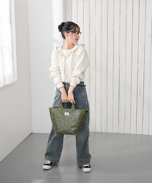 ROOTOTE(ルートート)の「ROOTOTE ルートート EU.デリ.ラミネート-S(トートバッグ・レディース・ブラック系その他2/オリーブ系/ブラック系その他・FREE)」の4枚目の写真