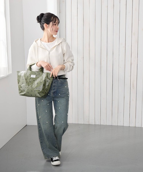 ROOTOTE(ルートート)の「ROOTOTE ルートート EU.デリ.ラミネート-S(トートバッグ・レディース・ブラック系その他2/オリーブ系/ブラック系その他・FREE)」の5枚目の写真