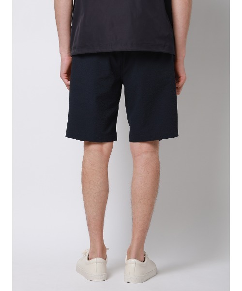 SUIT SQUARE（スーツスクエア）の「FLAT タックハーフパンツ ウォッシャブル ストレッチ ドライシアサッカー 無地（スラックス・メンズ・ライトグレー/ネイビー・M/L）」の16枚目の写真